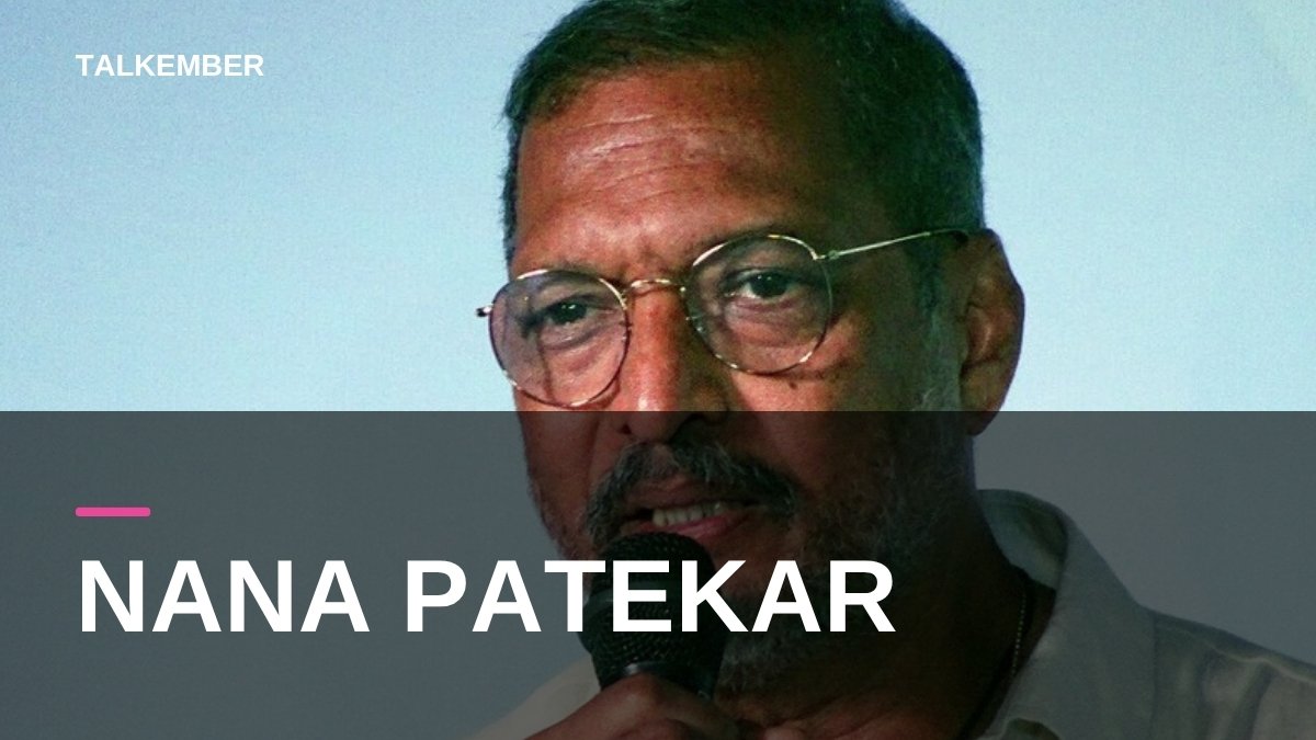 Nana Patekar speaking into a microphone at the International Film Festival of India in Goa (file photo, 2017)