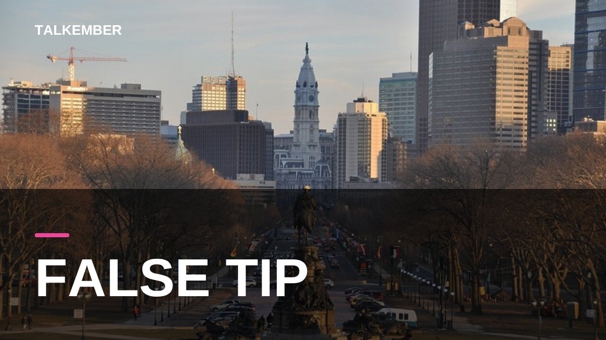 Philadelphia City Hall tower and city skyline (file photo)