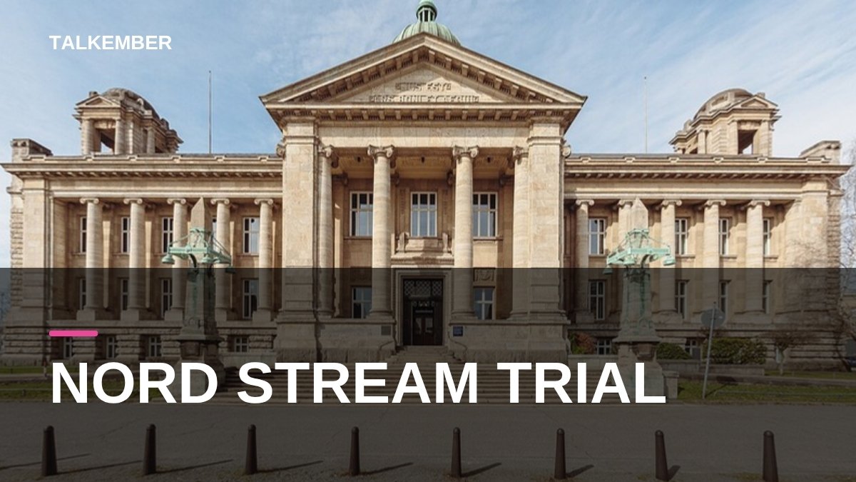 Front of the Hanseatic Higher Regional Court building in Hamburg, Germany (file photo, 2023)