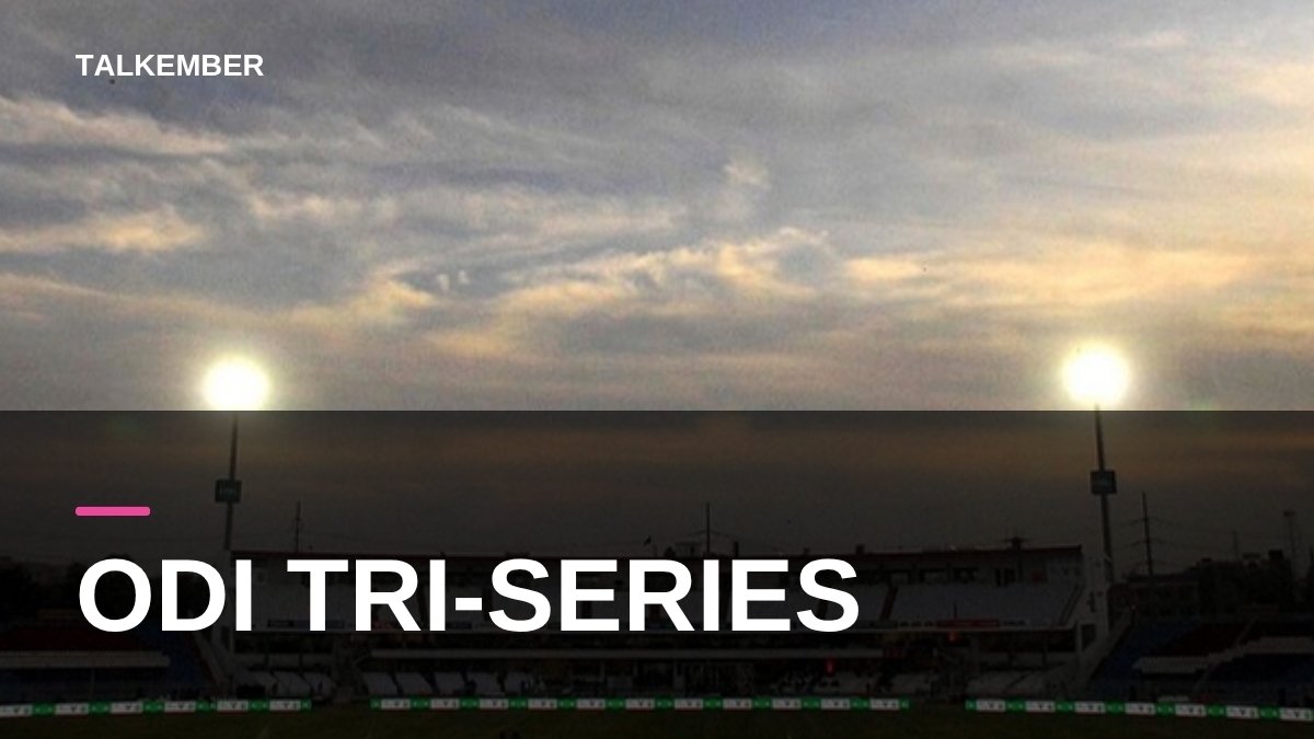 Rawalpindi Cricket Stadium with floodlights on at dusk (file photo, 2020)