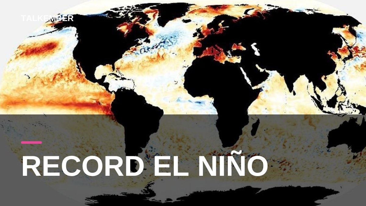 Copernicus world map of sea surface temperature anomalies on 30 June 2026, showing a warm band in the eastern equatorial Pacific