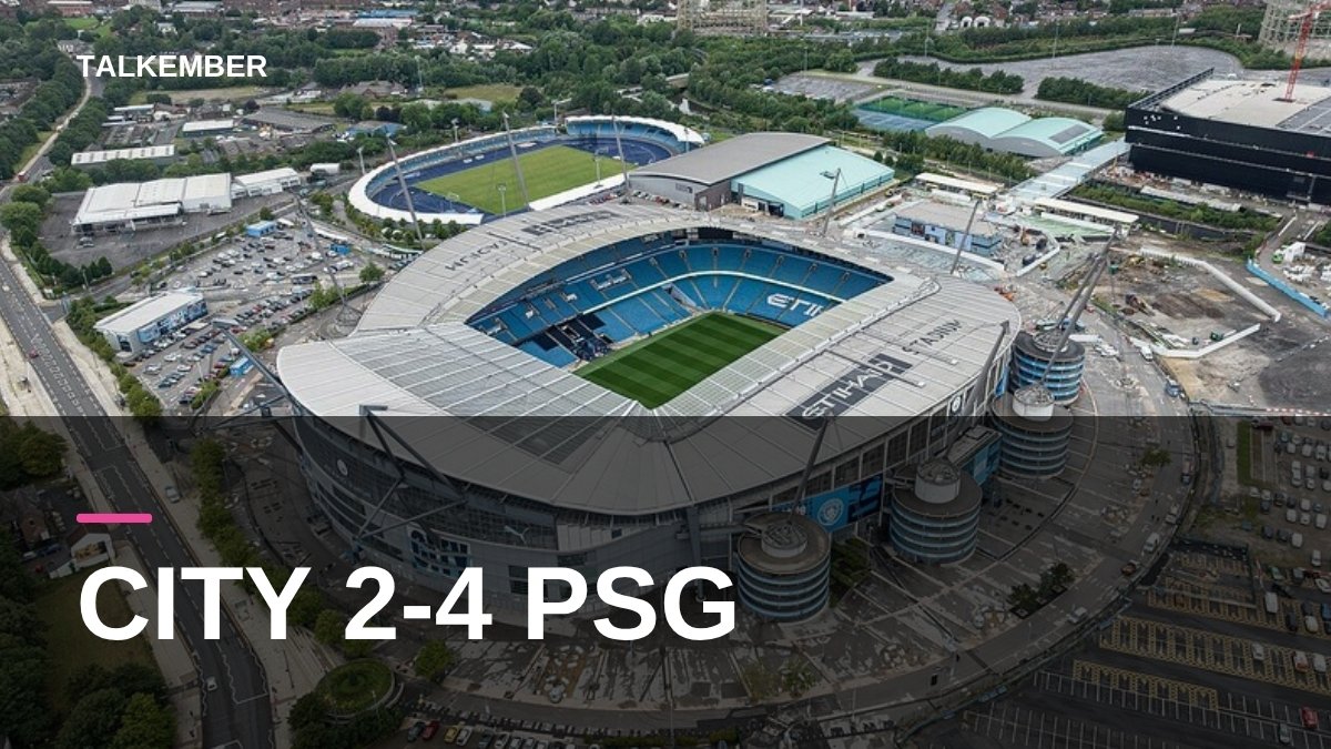 Aerial view of the City of Manchester Stadium, home of Manchester City (file photo, 2023)