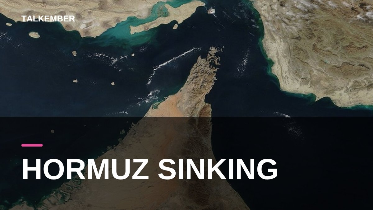NASA satellite view of the Strait of Hormuz and Oman's Musandam Peninsula (file image, 2018)